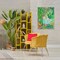 Stupell Industries Flamingos in Dotted Pond Canvas, design by Nabeela Rumi